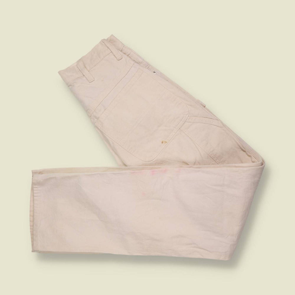 1960s | White Painter's Trousers - w26