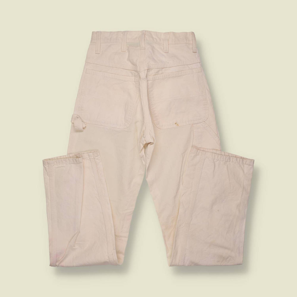1960s | White Painter's Trousers - w26