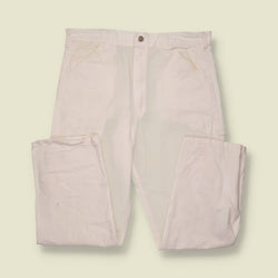 1980s | Porter Paints | White Painter's Cargo Pants - w36