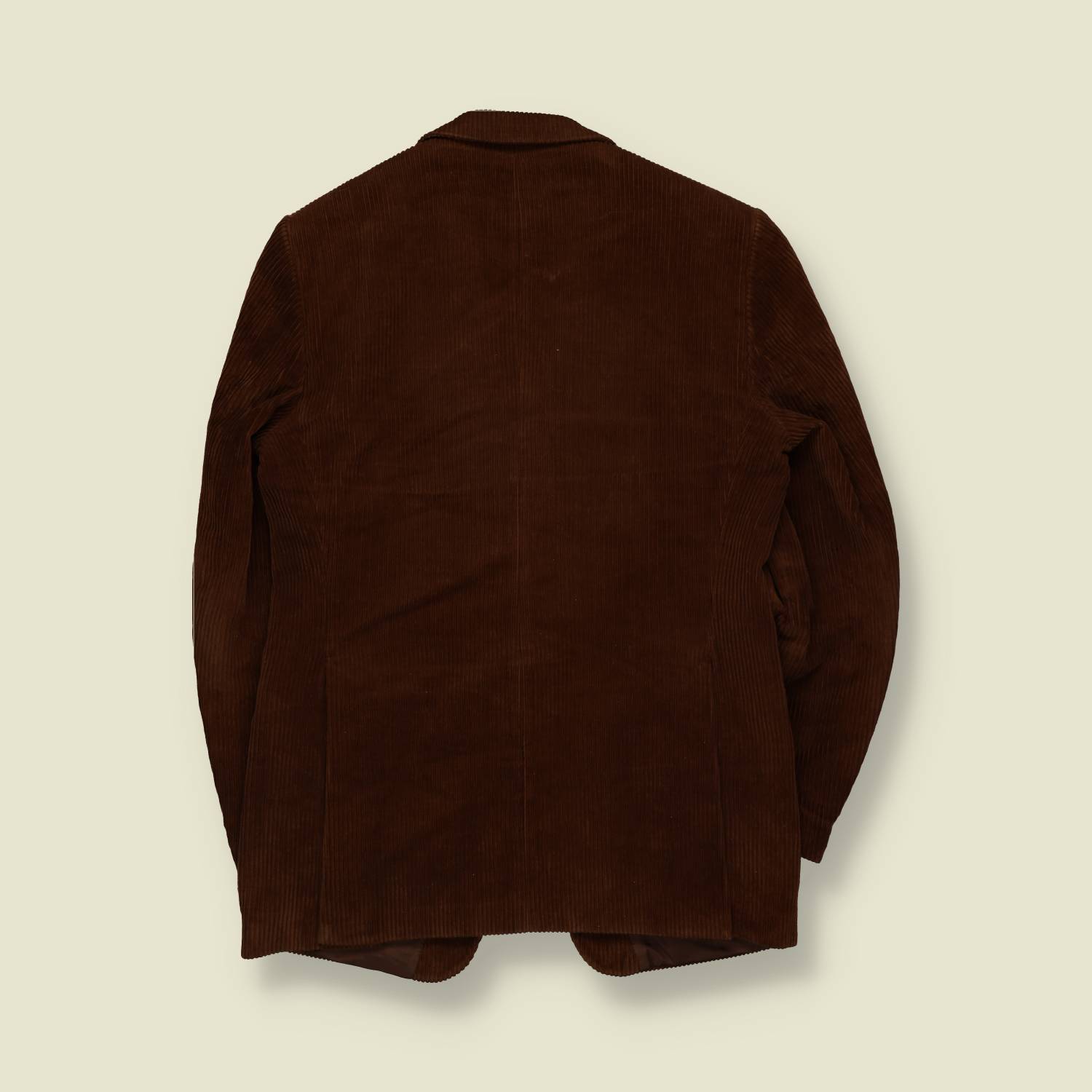 1970s | Riku | Brown Corduroy Two-Button Blazer - S