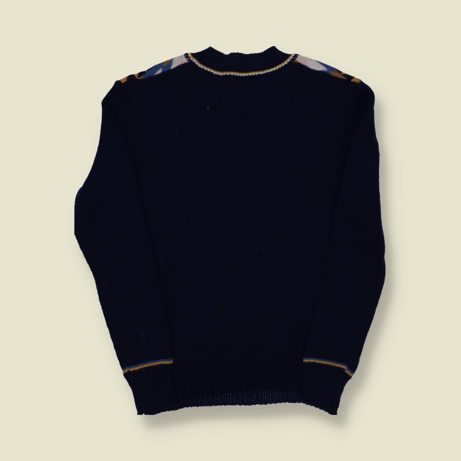 1980s V-Neck Knit - M