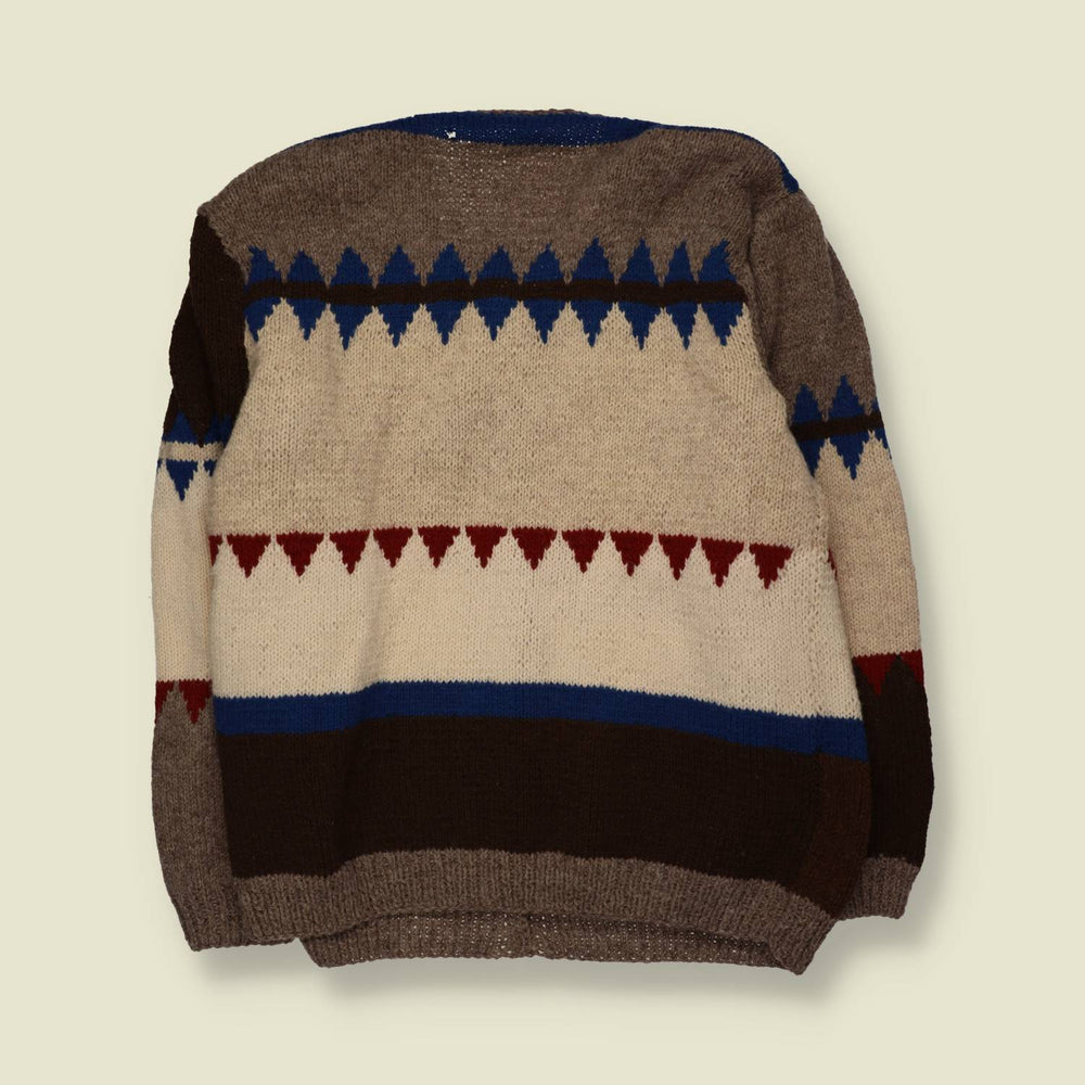 1980s | Fair Isle Style Cardigan | Multi - 14