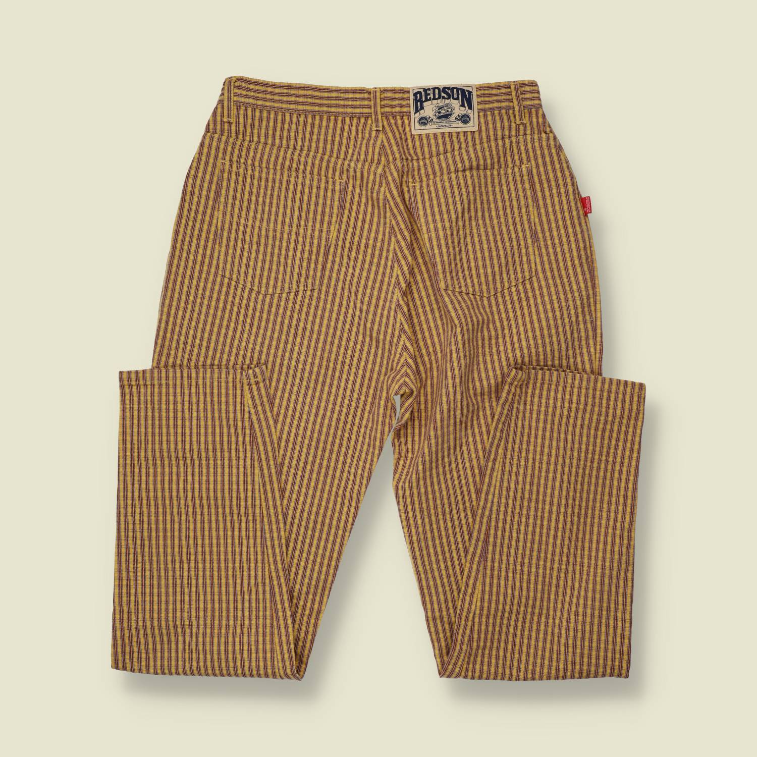1990s | Redson | Check Trousers | Yellow - w30