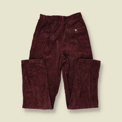 1990s | L.L. Bean | Corduroy Trousers | Burgundy - w26
