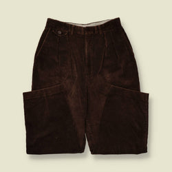 1970s | Corduroy Trousers | Brown - w30