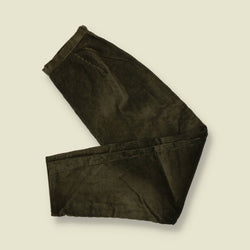 1970s | Corduroy Trousers | Olive - w28