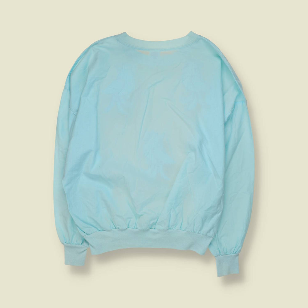 1980s | Dottie Smith Original | Applique Bird Sweatshirt | Blue - 18