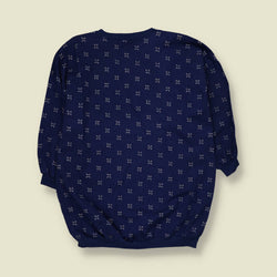 1980s | EnChante | Novelty Print Sweatshirt | Navy - 20