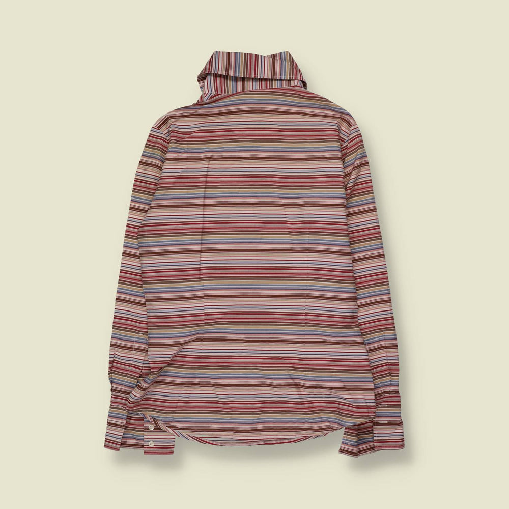 1990s | Quarantine | Striped Cotton Blouse | Multi - 10