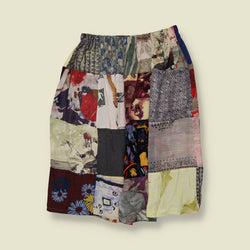 One-of-a-Kind | Dog & Bone Rework | Patchwork Skirt | Multi - w30
