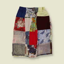 One-of-a-Kind | Dog & Bone Rework | Patchwork Skirt | Multi - w30