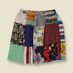 One-of-a-Kind | Dog & Bone Rework | Patchwork Skirt | Multi - w28