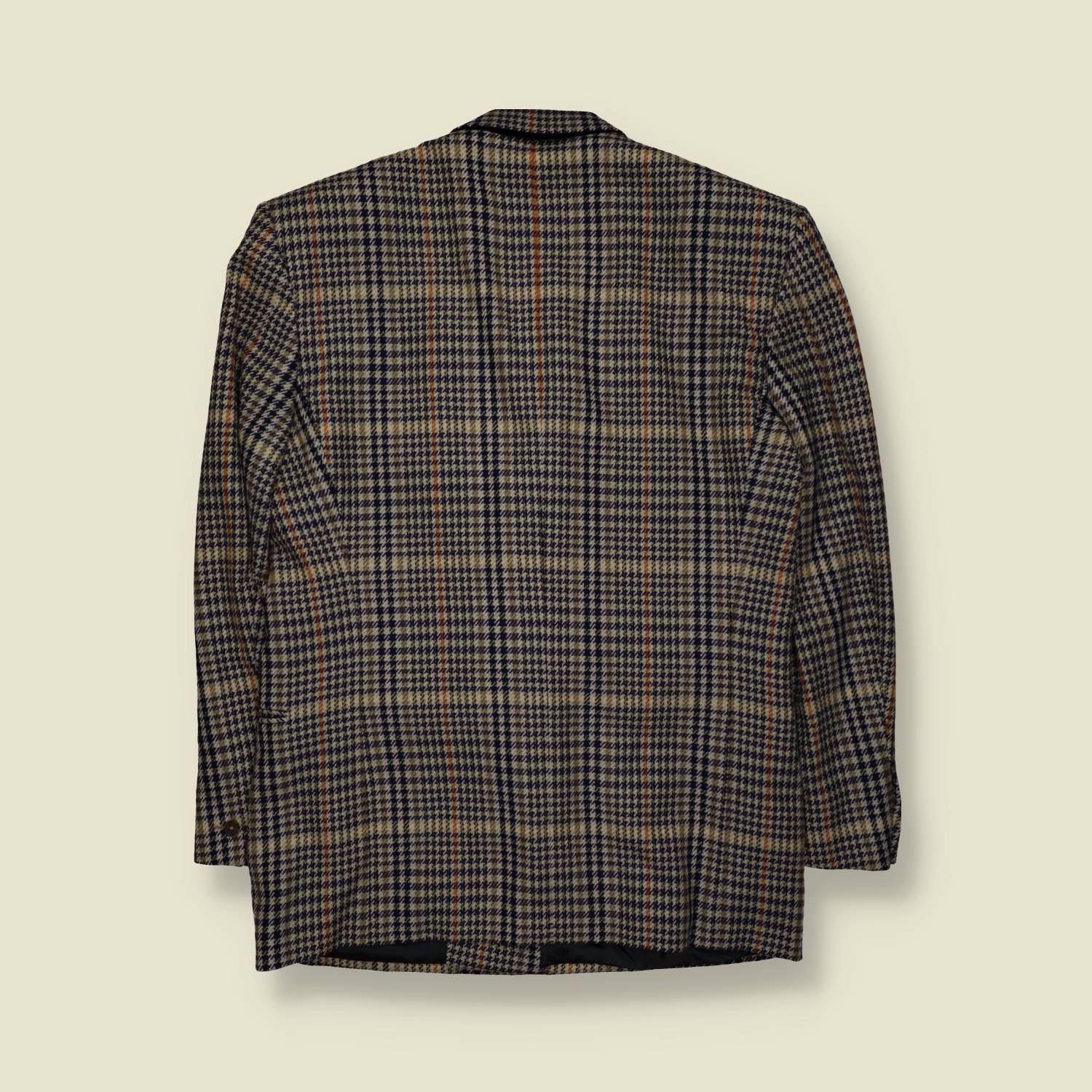 1980s | Gianni Versace | Double-Breasted Blazer | Checked – M