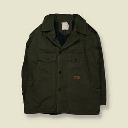 1970s | Falaya | Military Style Coat | Olive – XXXL