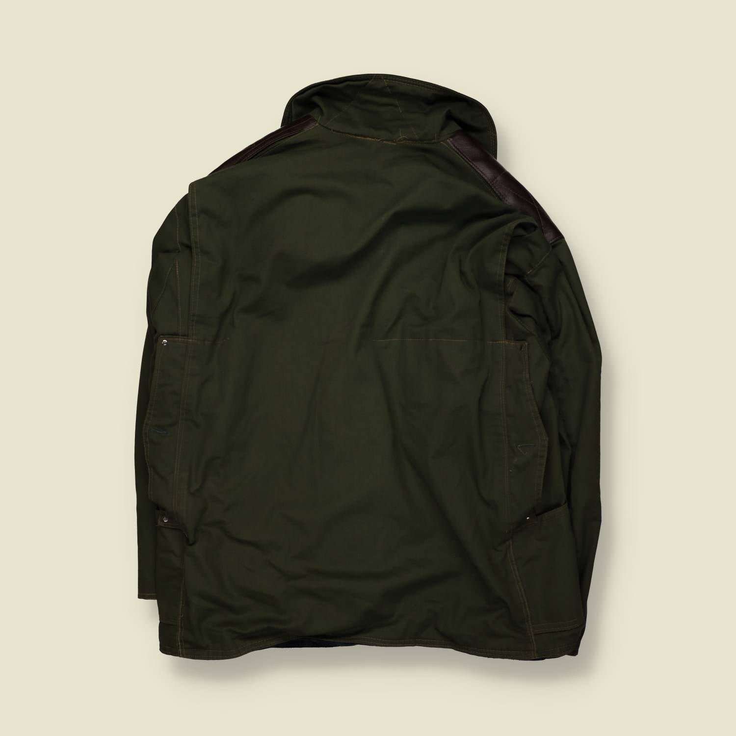 1970s | Falaya | Military Style Coat | Olive – XXXL