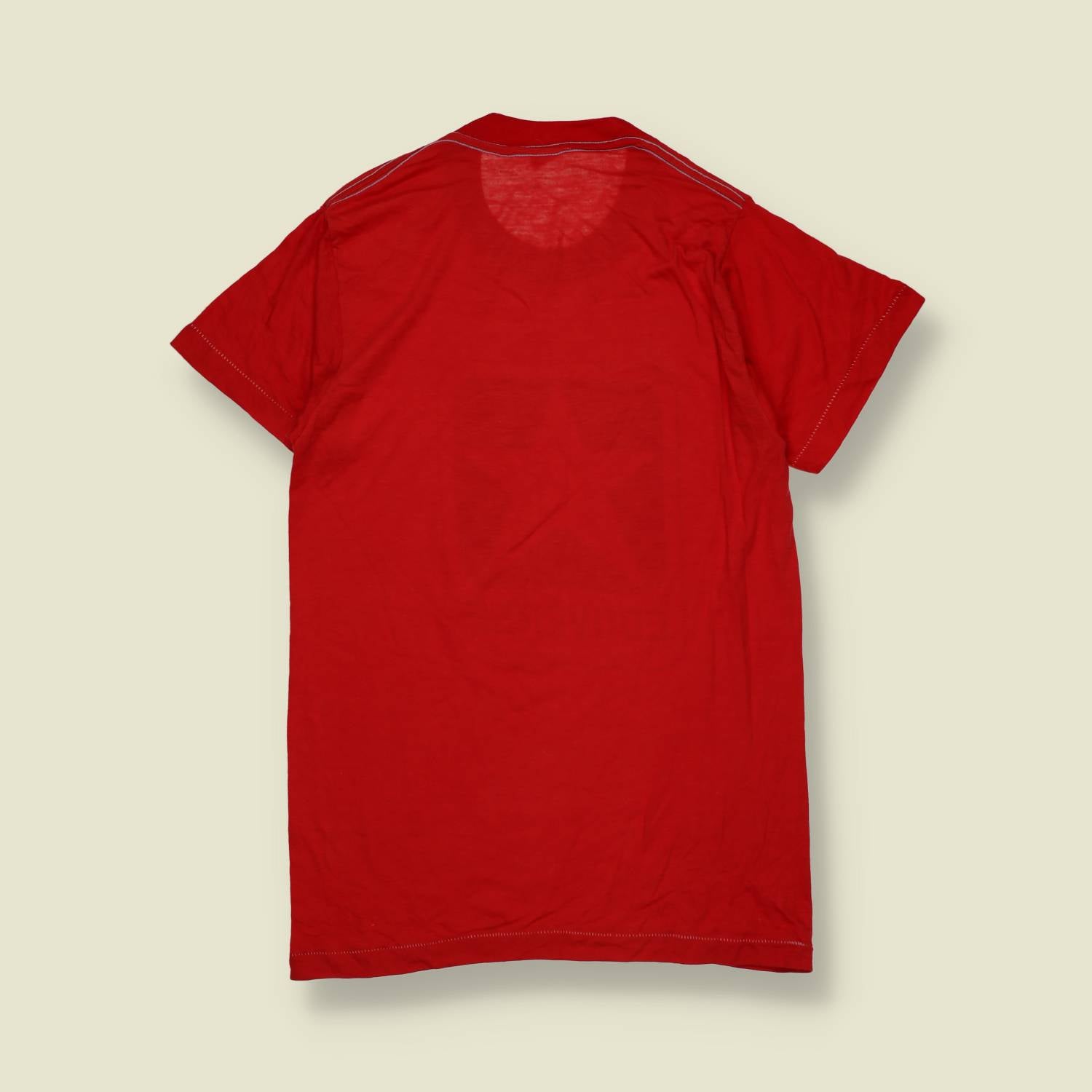 1970s | Converse | Logo Graphic T-Shirt | Red – XXS