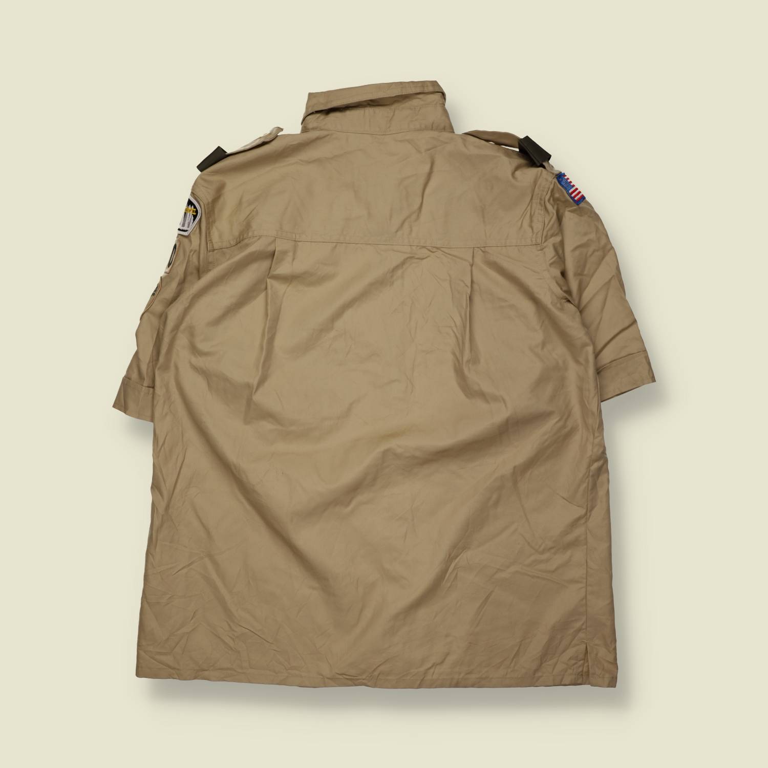 1990s–2000s | Boy Scouts Of America | Short Sleeve Uniform Shirt | Khaki – XL