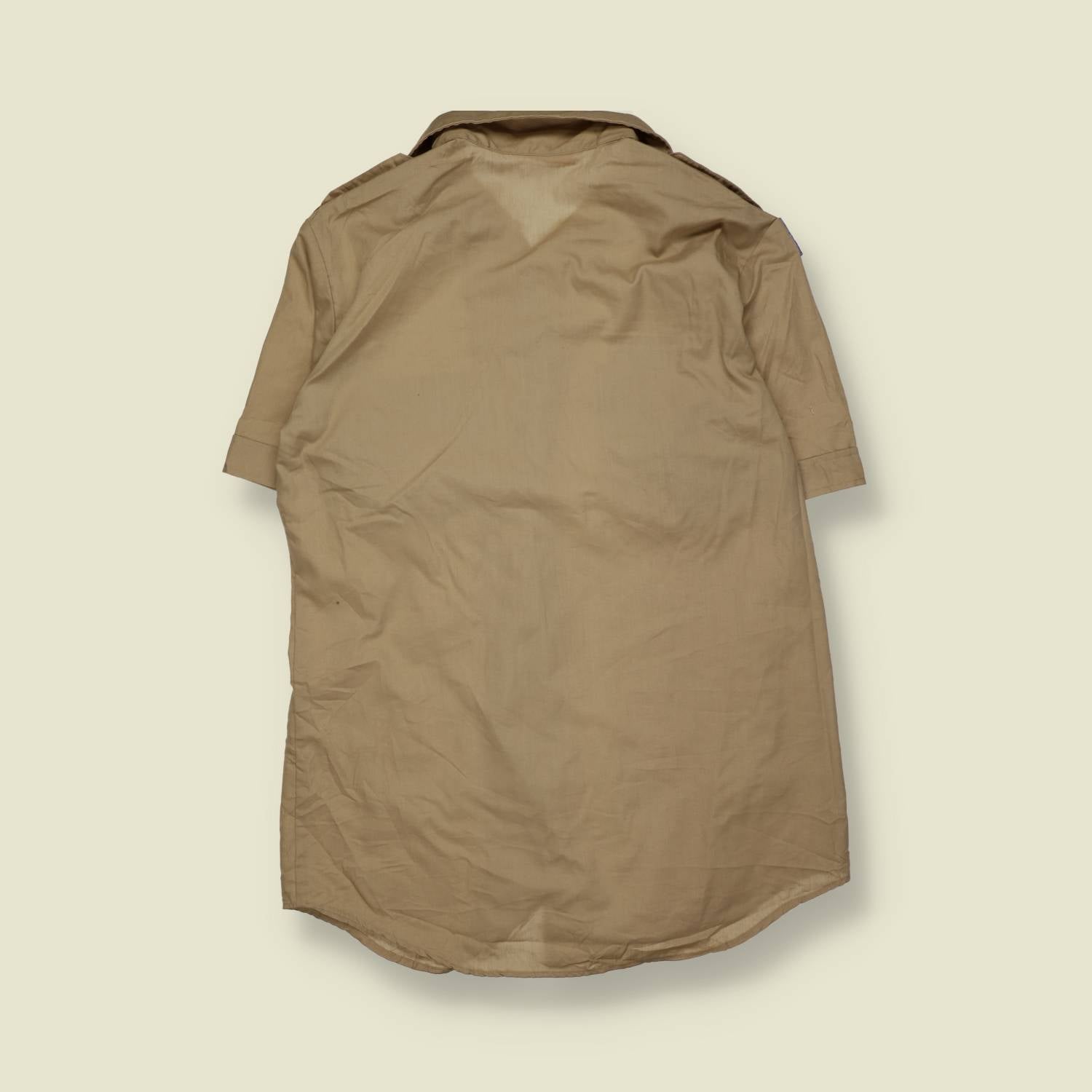 1990s | Boy Scouts Of America | Short Sleeve Uniform Shirt | Khaki – L