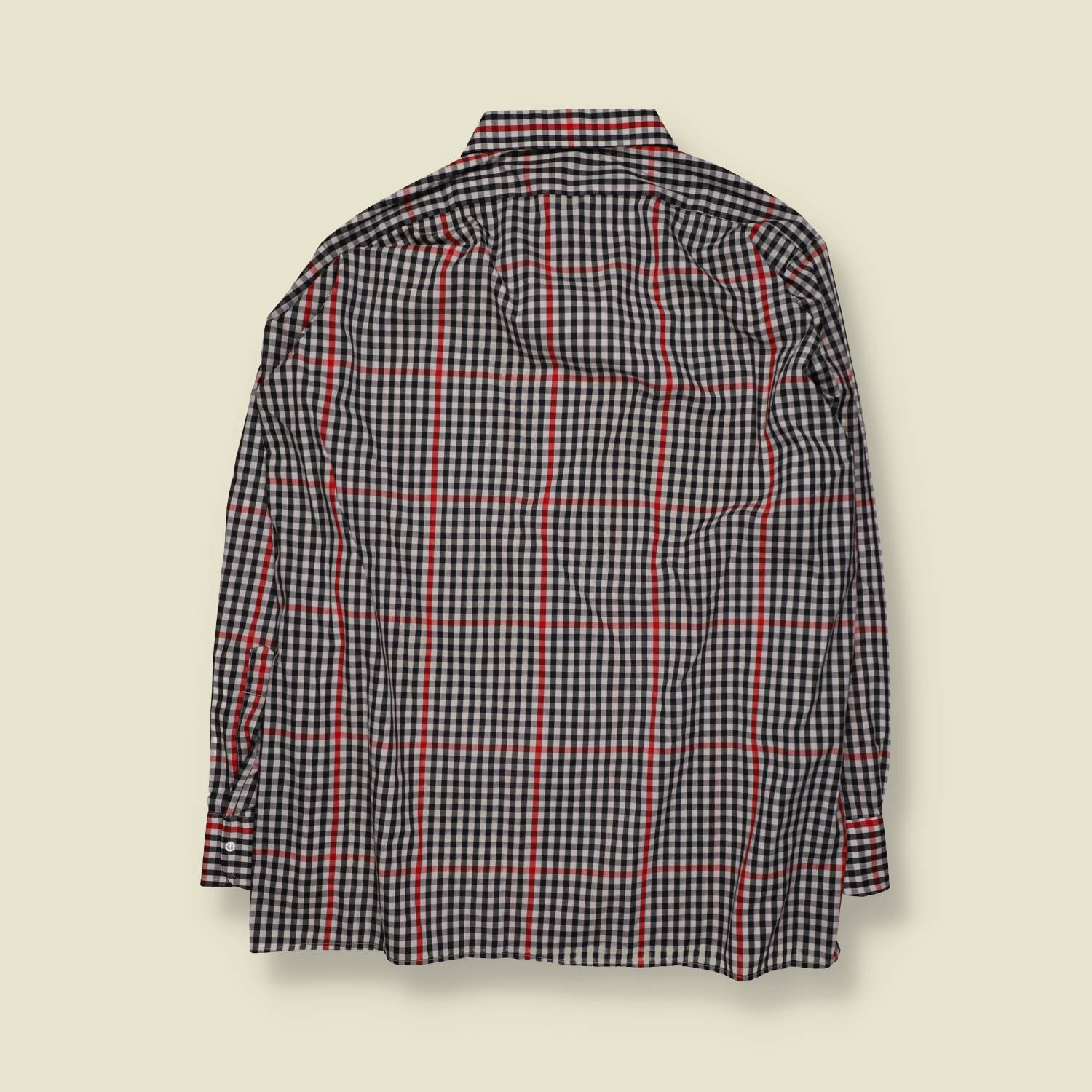 1970s | Spot | Long Sleeve Shirt | Check – XXXL