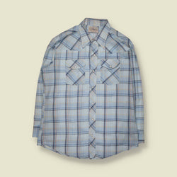 1970s | Mr Leggs | Western Shirt | Plaid – XXXL