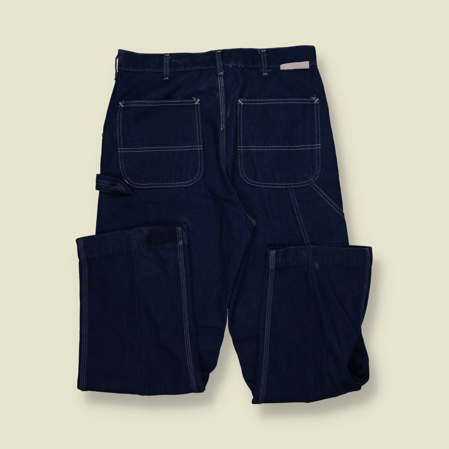 1960s–Early 1970s | Sears | Cargo Trousers | Dark Indigo – w34