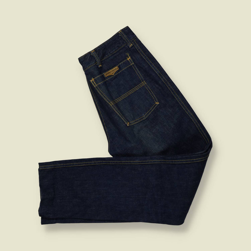 1970s | Maurice Sasson | Talon Zipper | Jeans | Dark Indigo – w32