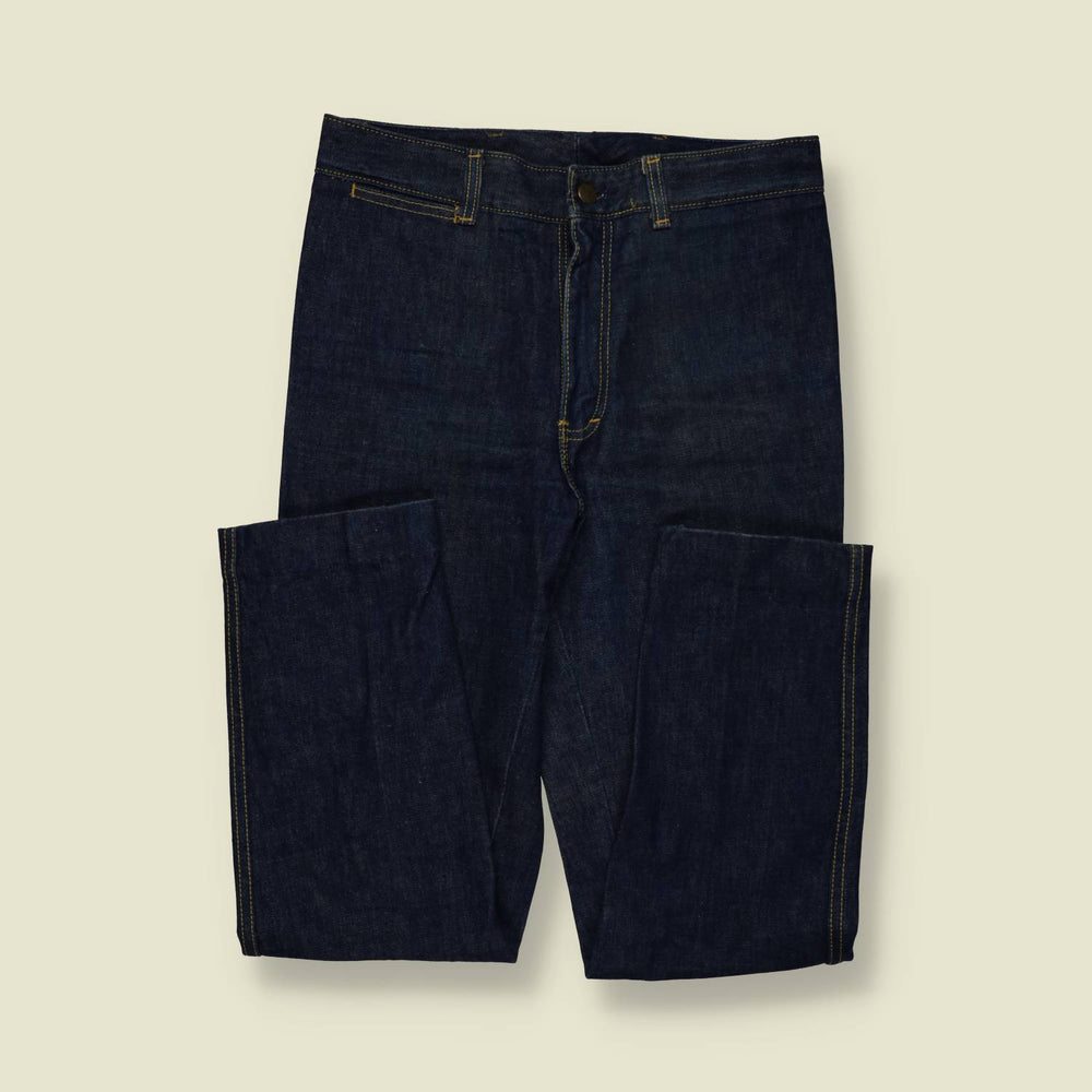 1970s | Maurice Sasson | Talon Zipper | Jeans | Dark Indigo – w32