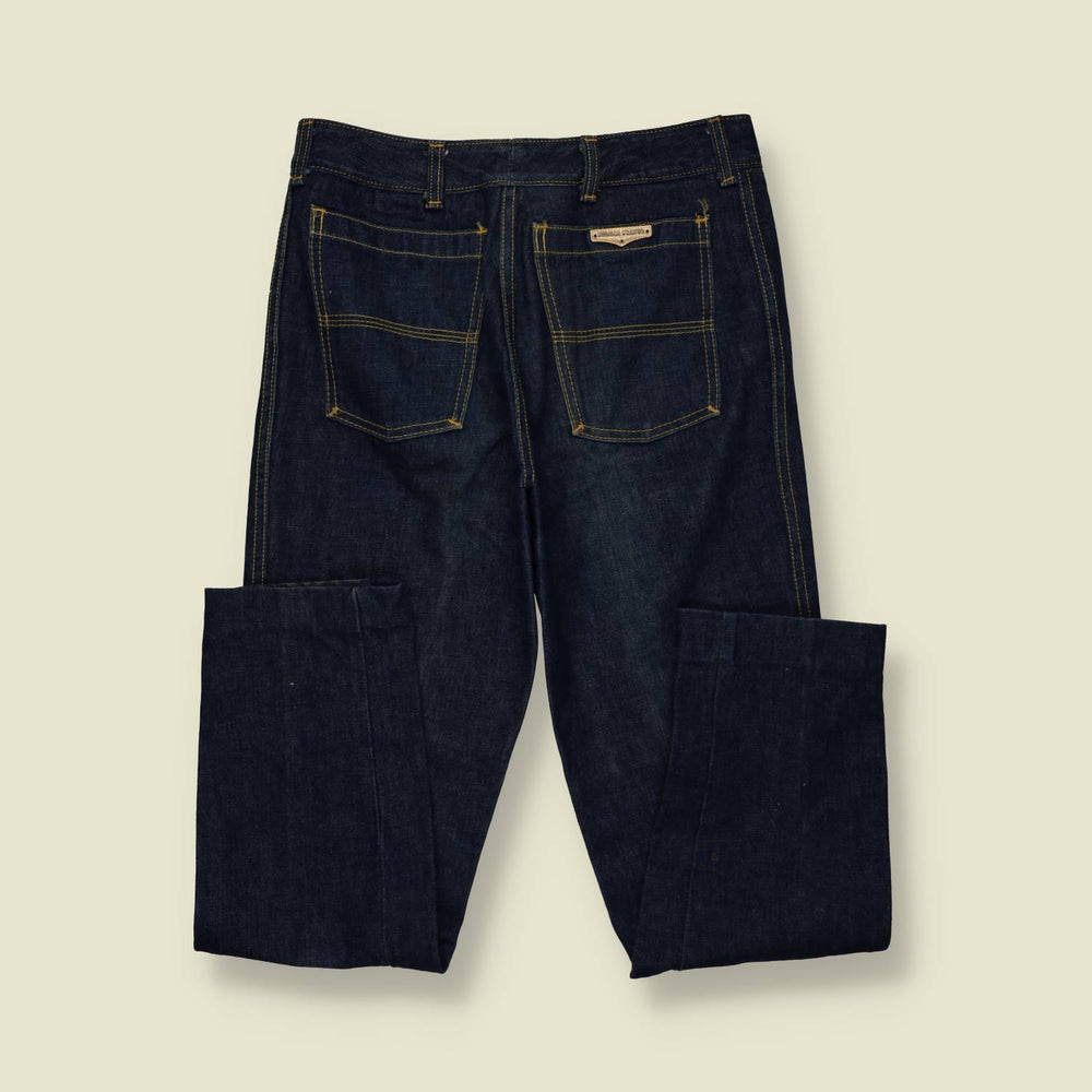 1970s | Maurice Sasson | Talon Zipper | Jeans | Dark Indigo – w32