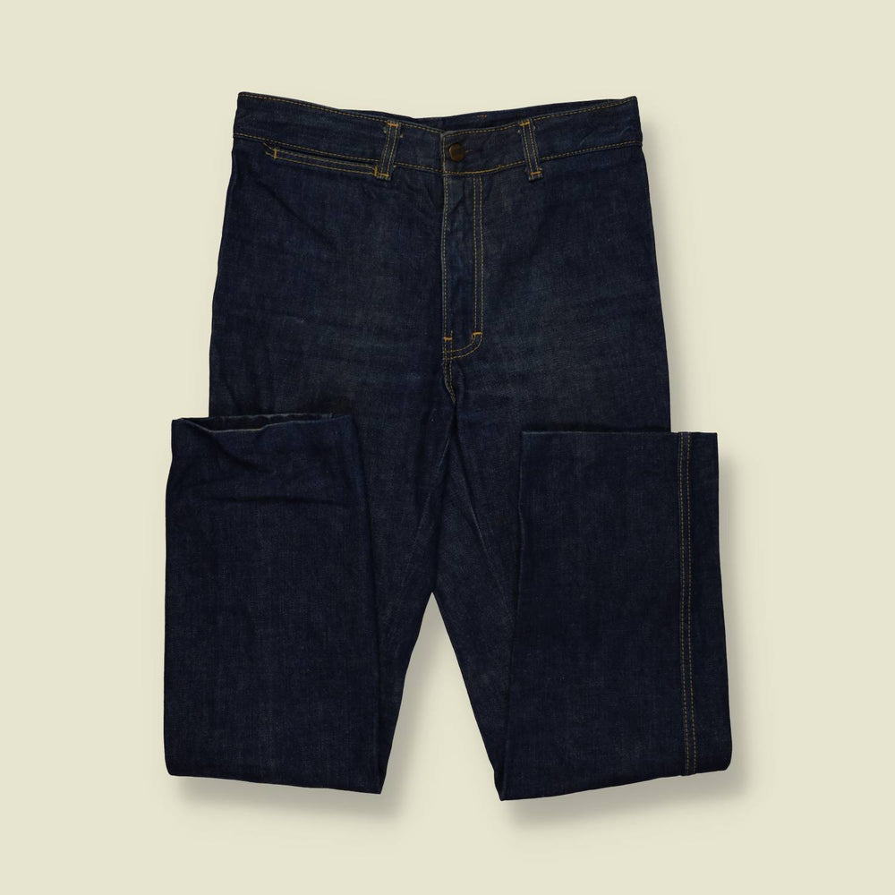 1970s | Maurice Sasson | Talon Zipper | Jeans | Dark Indigo – w32