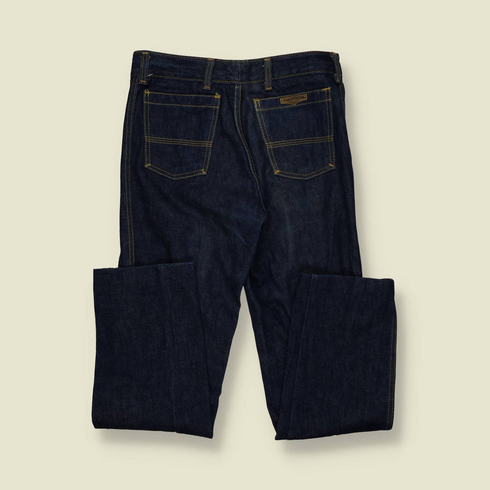 1970s | Maurice Sasson | Talon Zipper | Jeans | Dark Indigo – w32