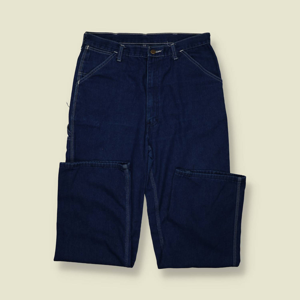 Late 1960s–1970s | Sears Roebuck | Work Jeans | Scovill Zipper – w34