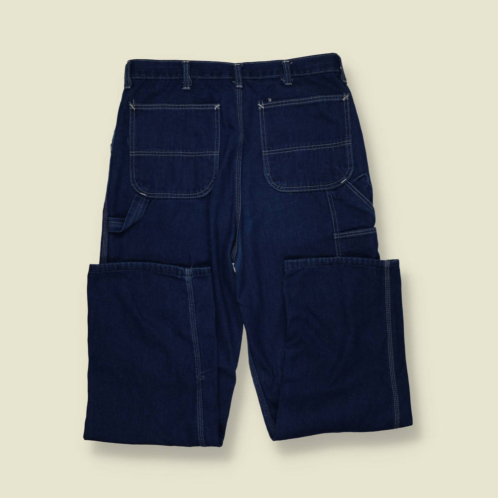Late 1960s–1970s | Sears Roebuck | Work Jeans | Scovill Zipper – w34