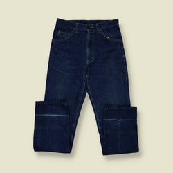 1980s | Lee Rider | Straight Leg Jeans | Dark Indigo – w28