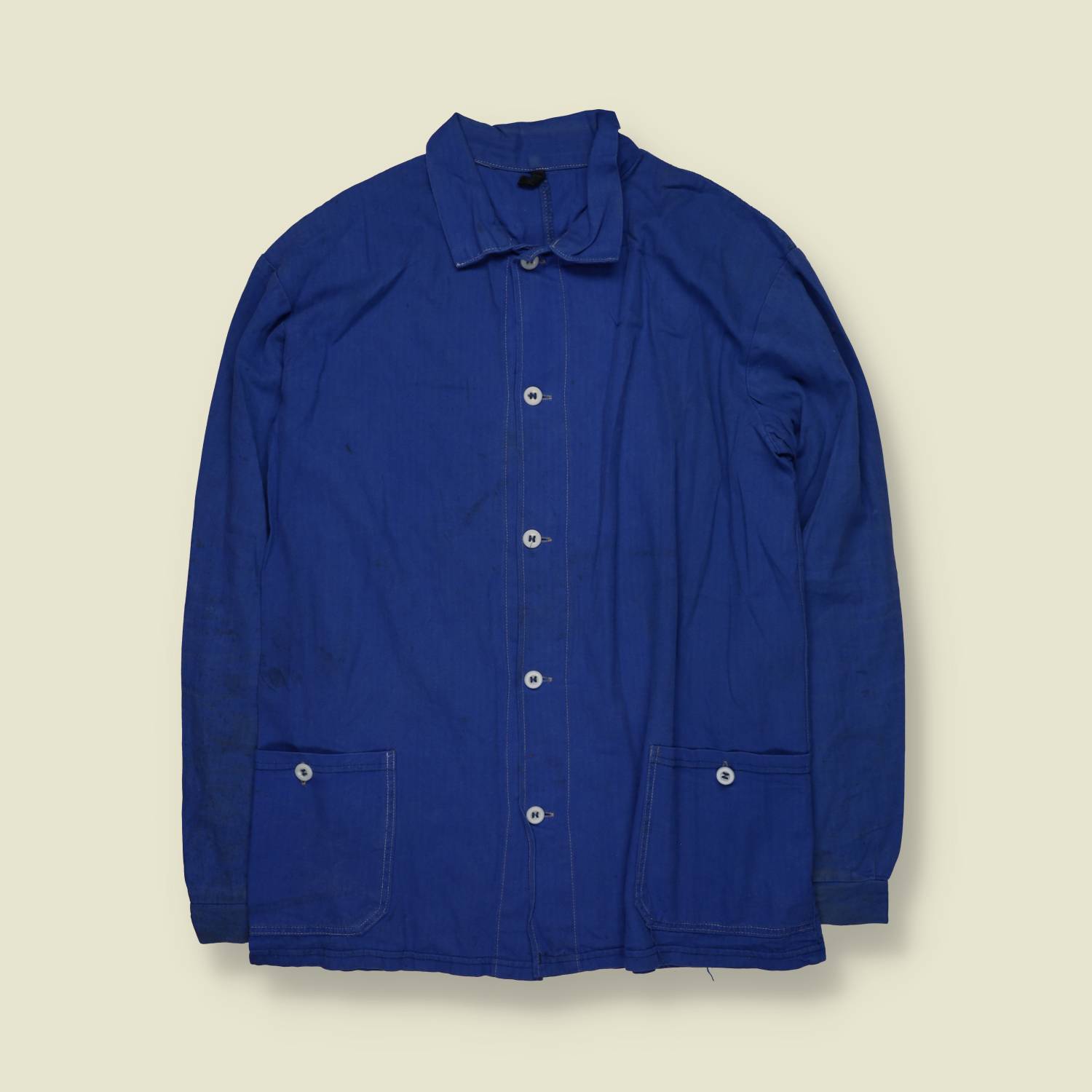 1980s | European | Chore Jacket | Royal Blue – XL