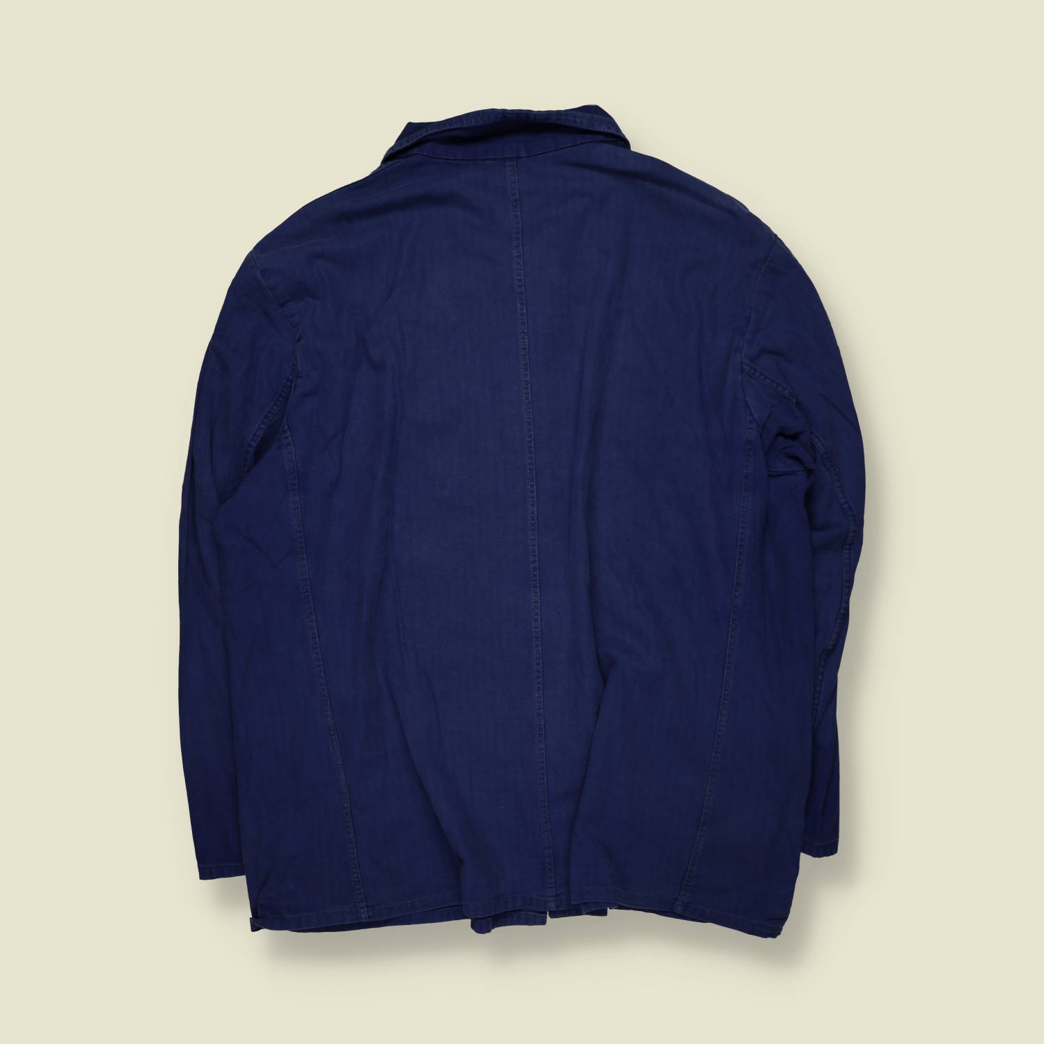 1980s | European | Chore Jacket | Deep Blue – XXXXL