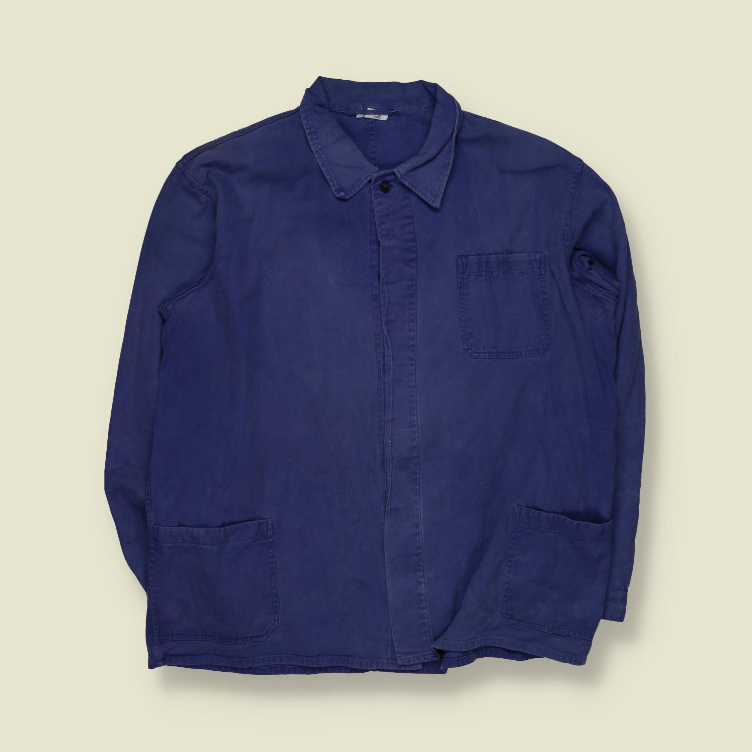 1980s | European | Chore Jacket | Navy – XXL