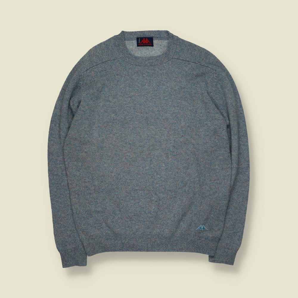 1990s | Kappa | Knit Jumper | Grey – L