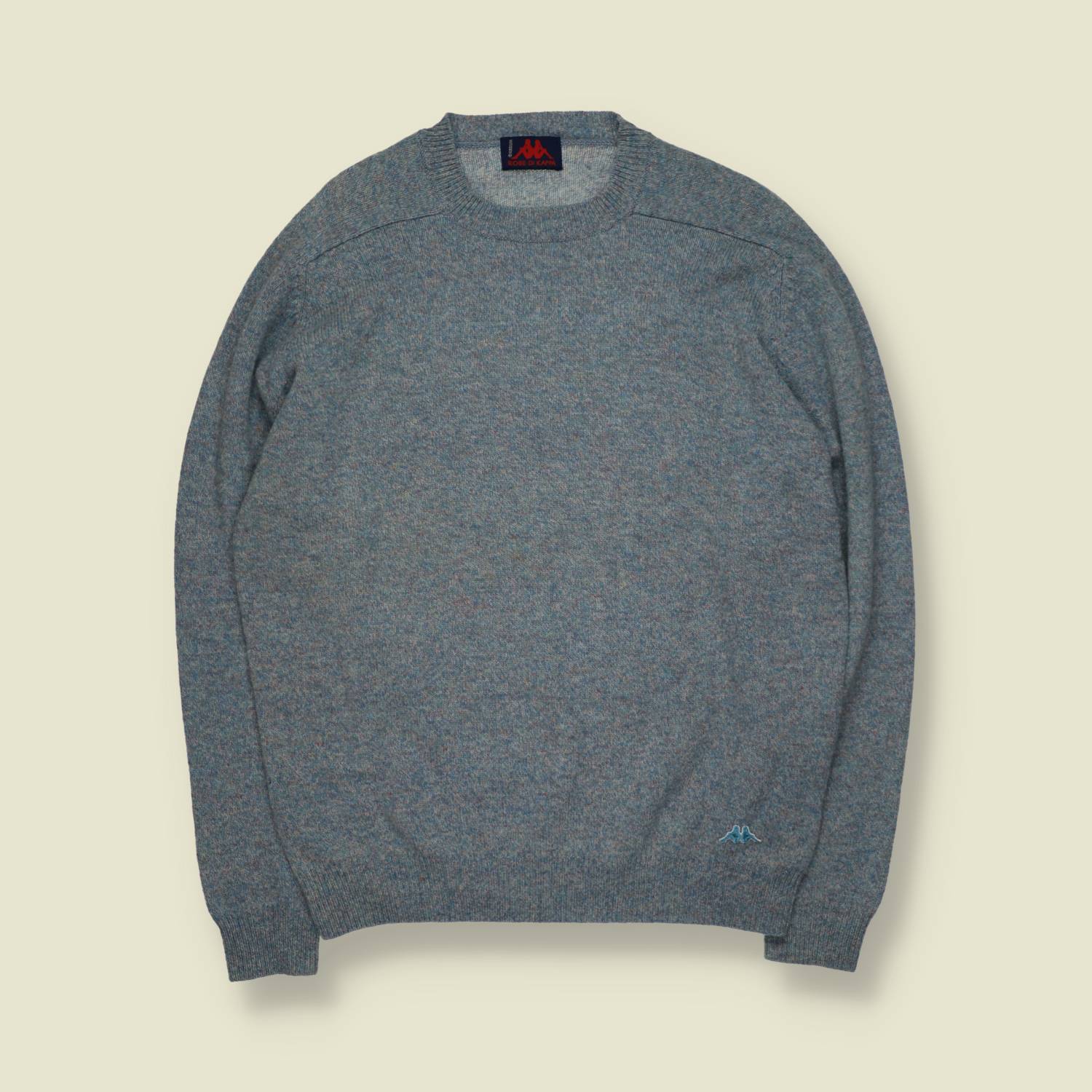 1990s | Kappa | Knit Jumper | Grey – L