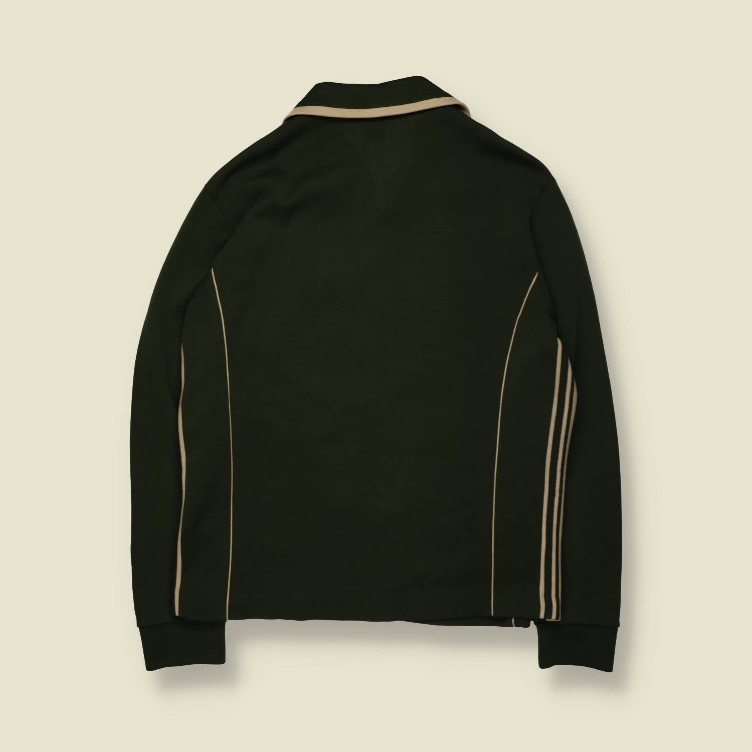 1970s | European | Zip Track Jacket | Dark Green – L