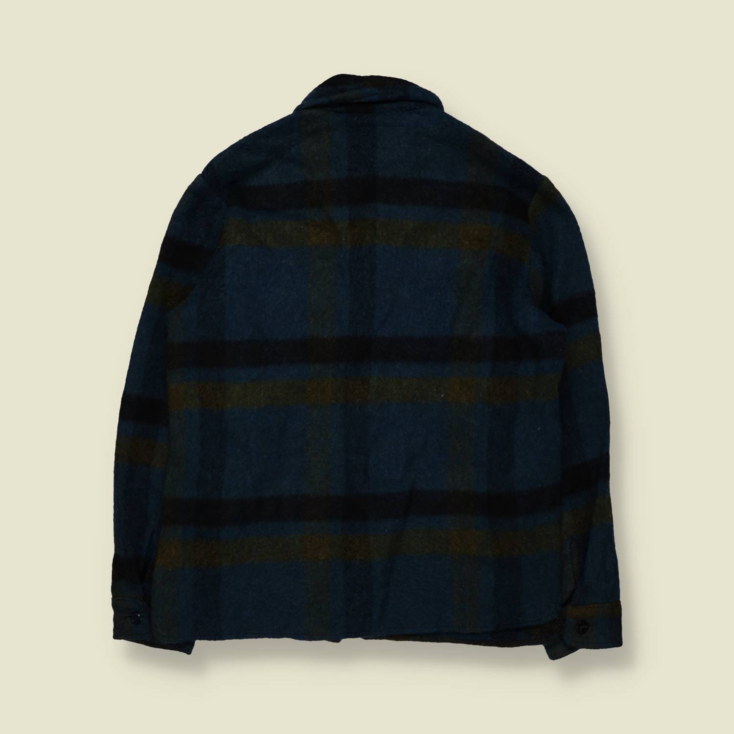 1980s | Rugged Point | Cotton CPO Overshirt | Plaid – S