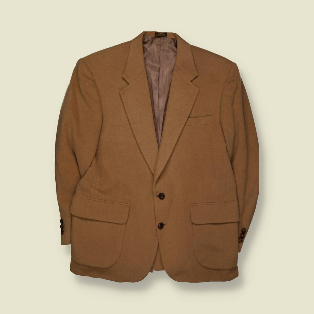 1980s | Staffer | Tailored Blazer | Camel – XL