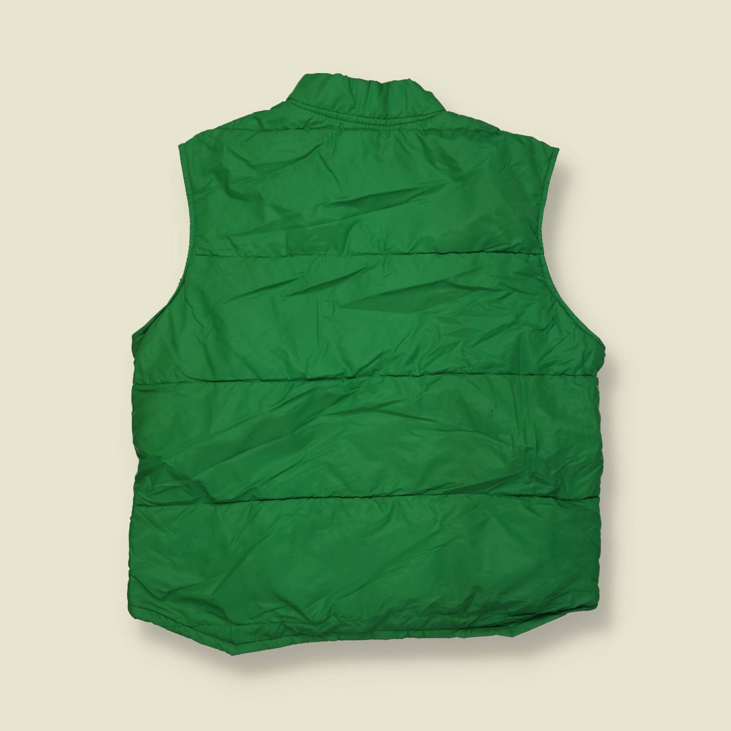 1970s | Plajac | San Luis Transport Quilted Gilet | Green – M