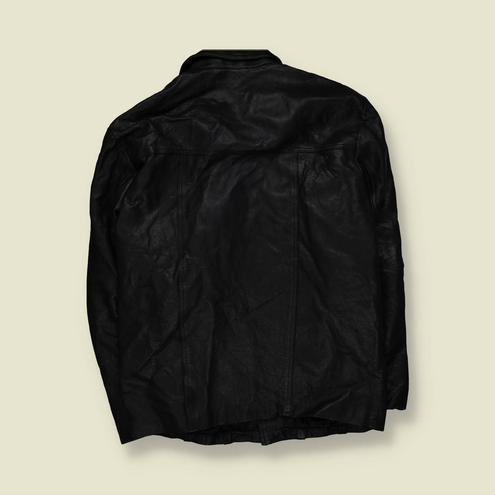 1980s | JP Casuals | Leather Jacket - L