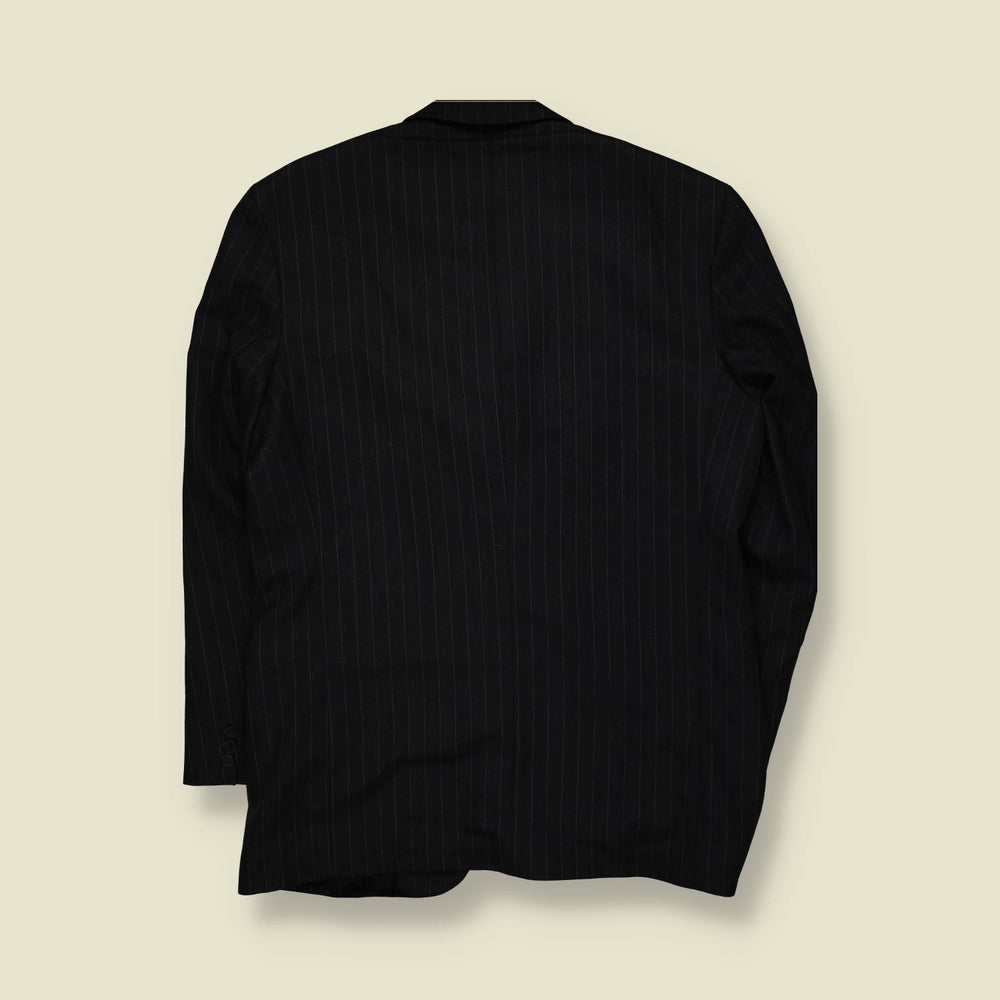 1990s | Candidate | Four Button Pinstripe Blazer – XL