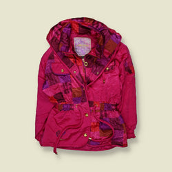 1990s | Ellesse | Ski Jacket | Pink Abstract - XS