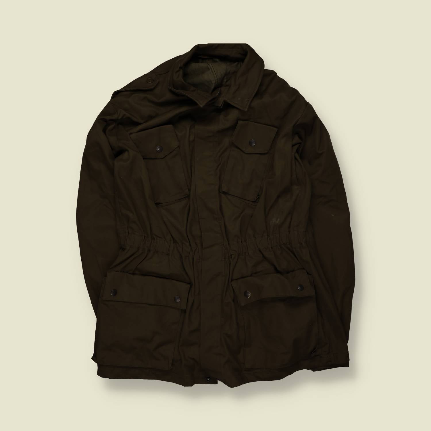 1980s | Italian Made | Field Jacket | Dark Brown - XS