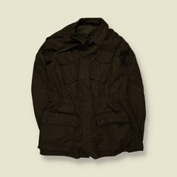 1980s | Italian Made | Field Jacket | Dark Brown - XS