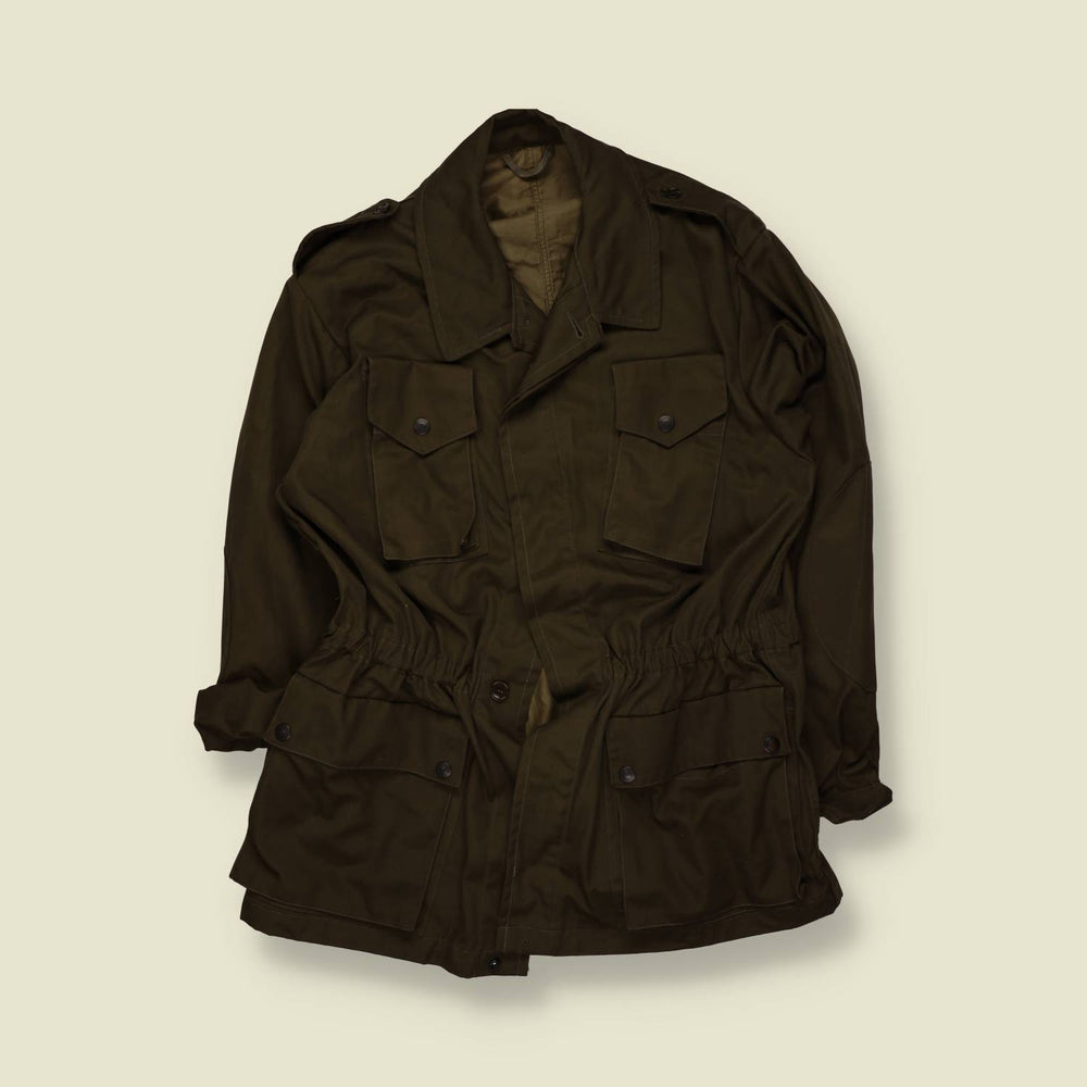 1980s | Italian Made | Field Jacket | Dark Olive - XXS