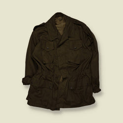 1980s | Italian Made | Field Jacket | Dark Olive - XXS