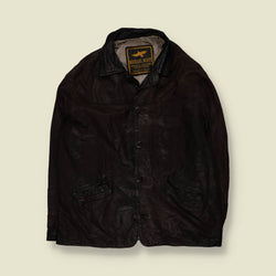 1980s | Michael Scott | Leather Jacket | Made In Italy - XL